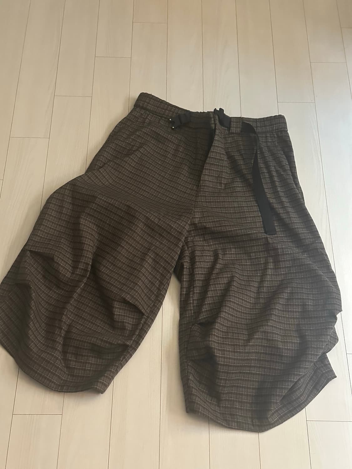 르아브 브리즈 체크 버뮤다 팬츠 상품이미지1