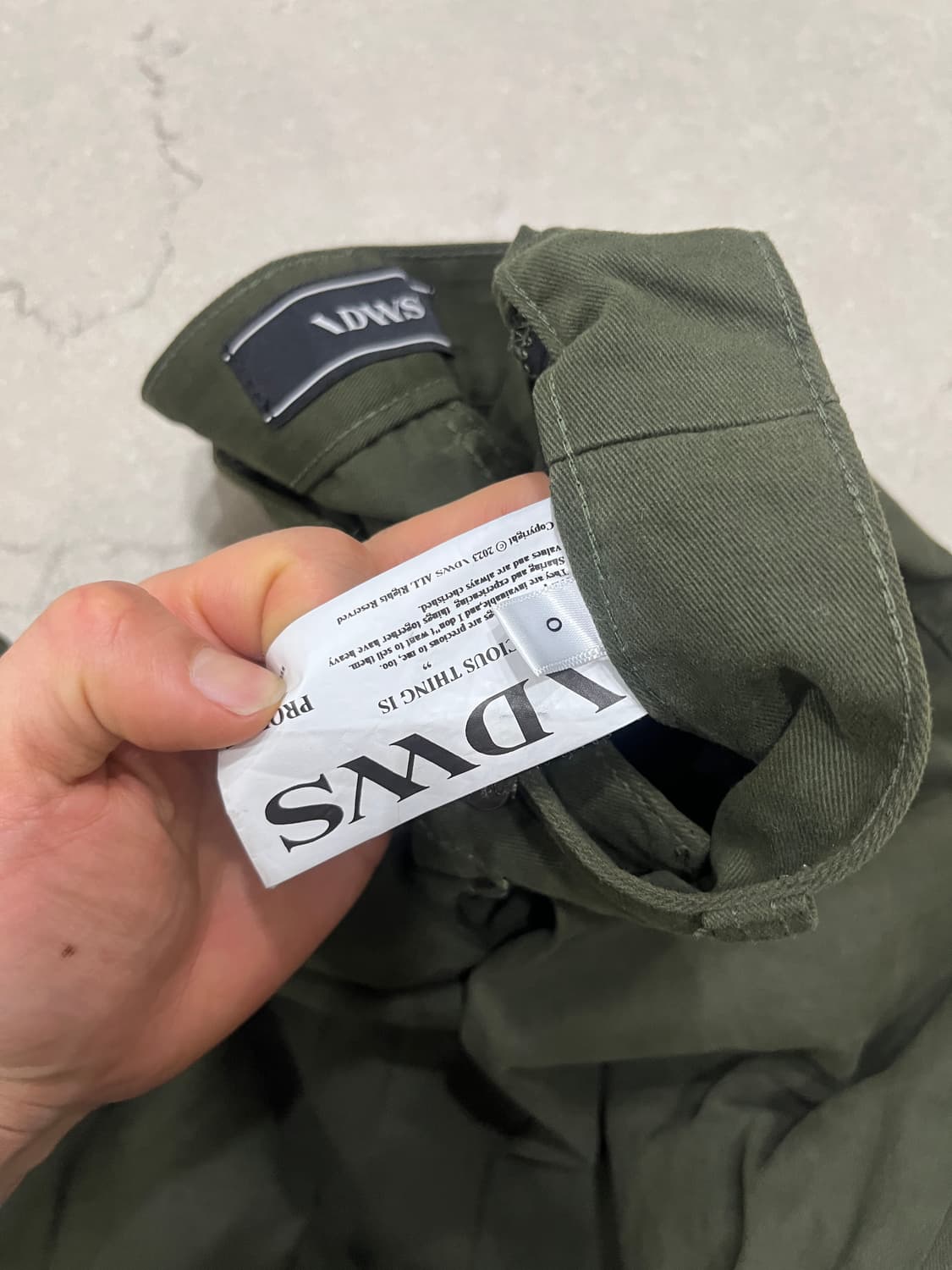 아이돈워너셀 벌룬 팬츠 카키 0사이즈 상품이미지5