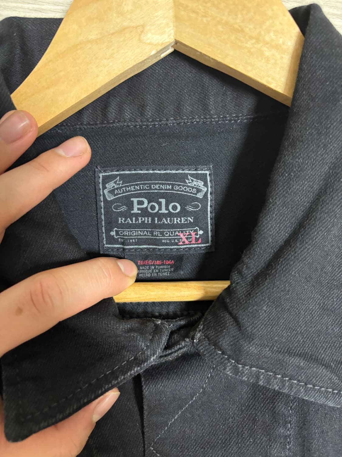 폴로 랄프로렌 트러커 자켓 블랙 상품이미지4