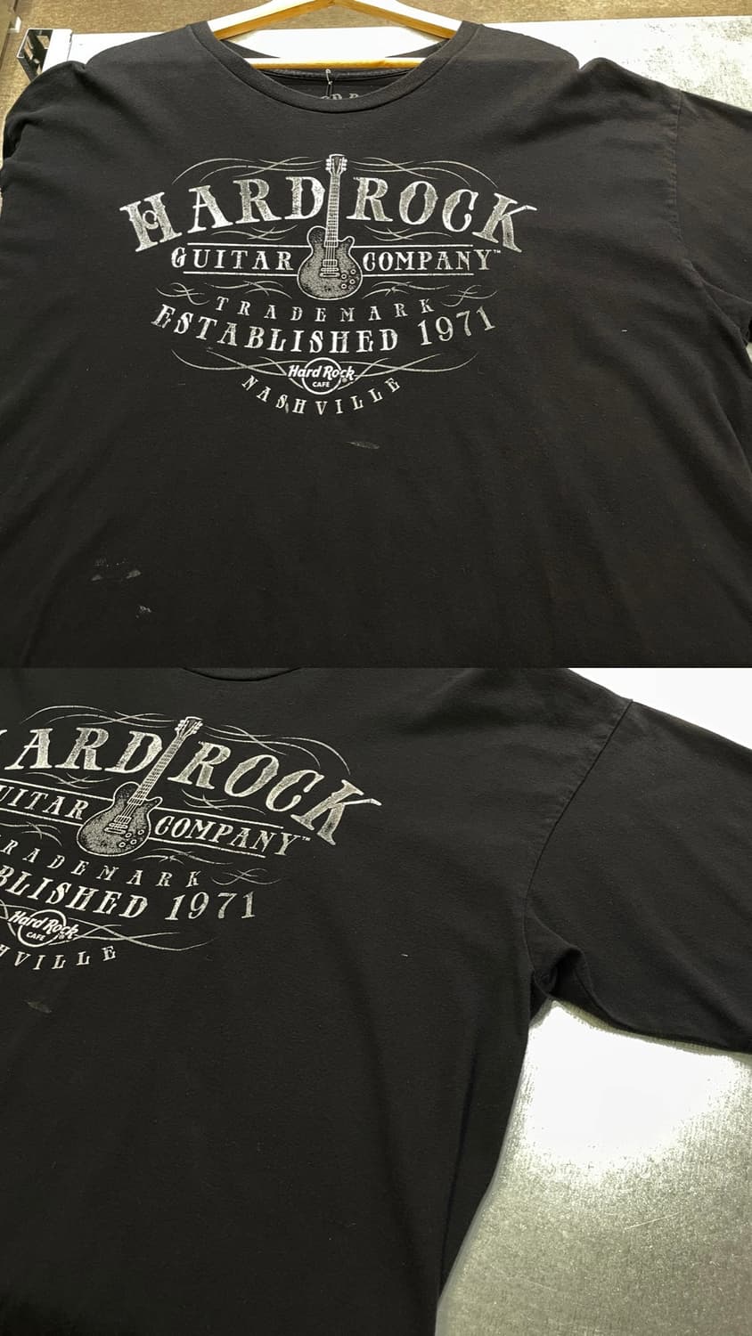 (XL) Hard Rock Cafe 하드락 카페 프린팅 반팔티 상품이미지8