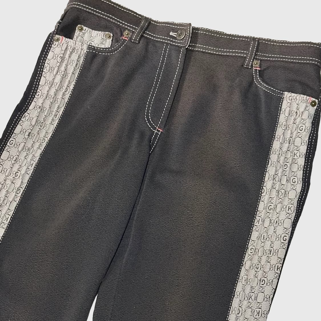 브라운 라인팬츠 상품이미지3