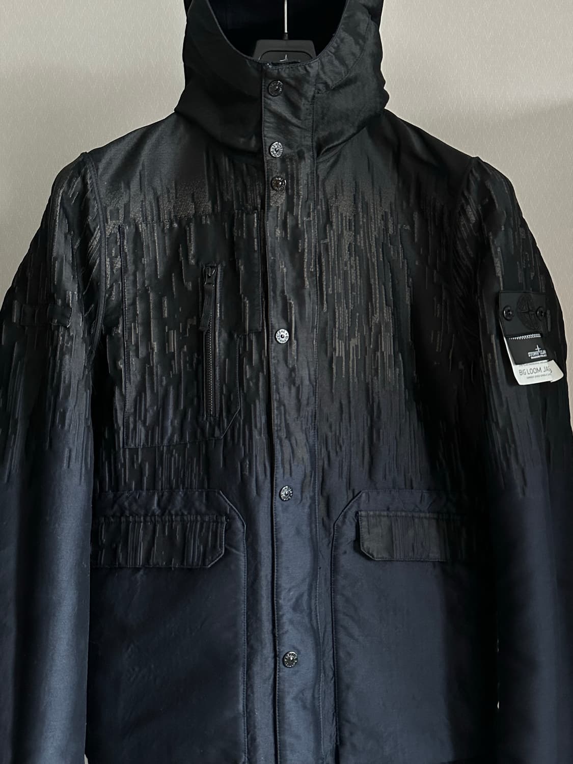 스톤아일랜드 쉐도우 리버시블 빅룸 자카드 자켓 L(105) 상품이미지2