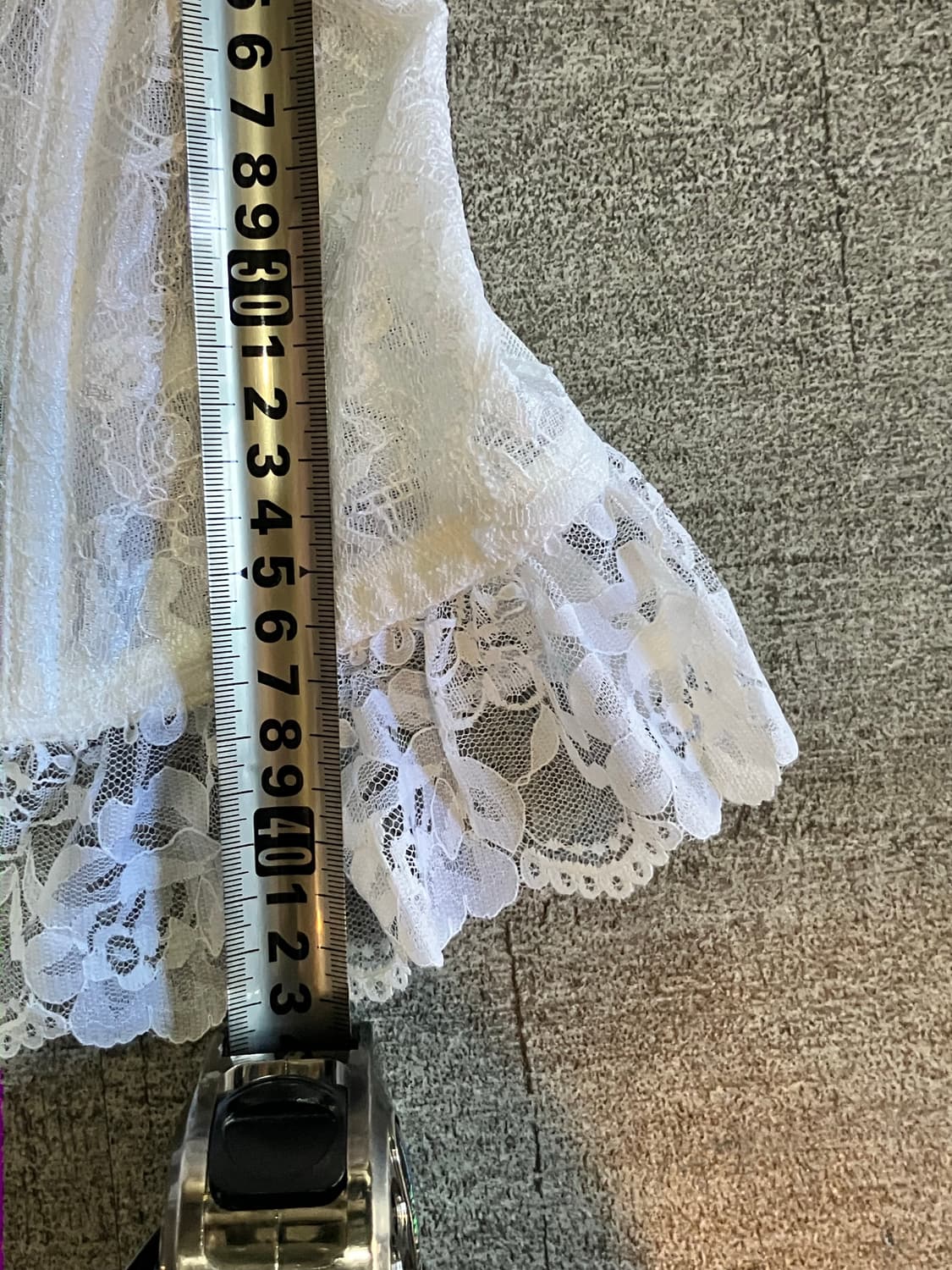 일본빈티지 Lacorger 핀터깔 달천깔페어리 레이어드 슬리브리스탑 상품이미지3