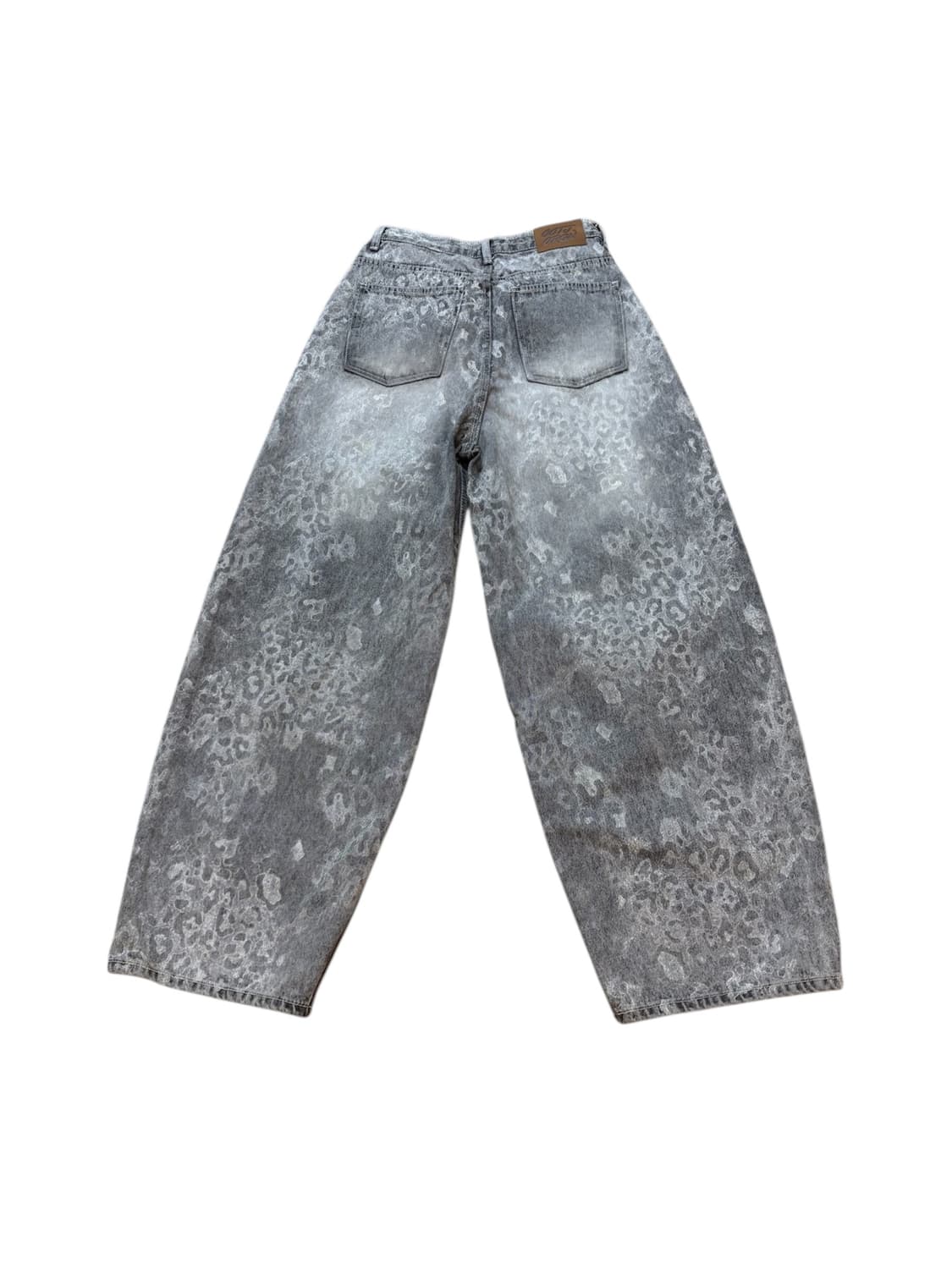 OOTJ 레오파드 그레이 데님 팬츠 상품이미지2