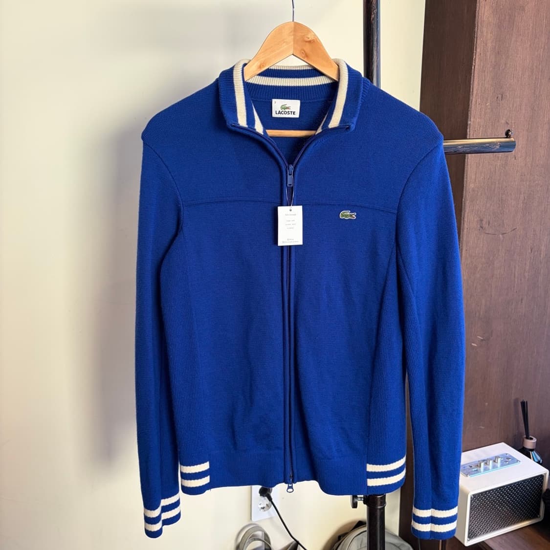 15405 - 라코스테 블루 울 니트 집업 (울 100%) 상품이미지2