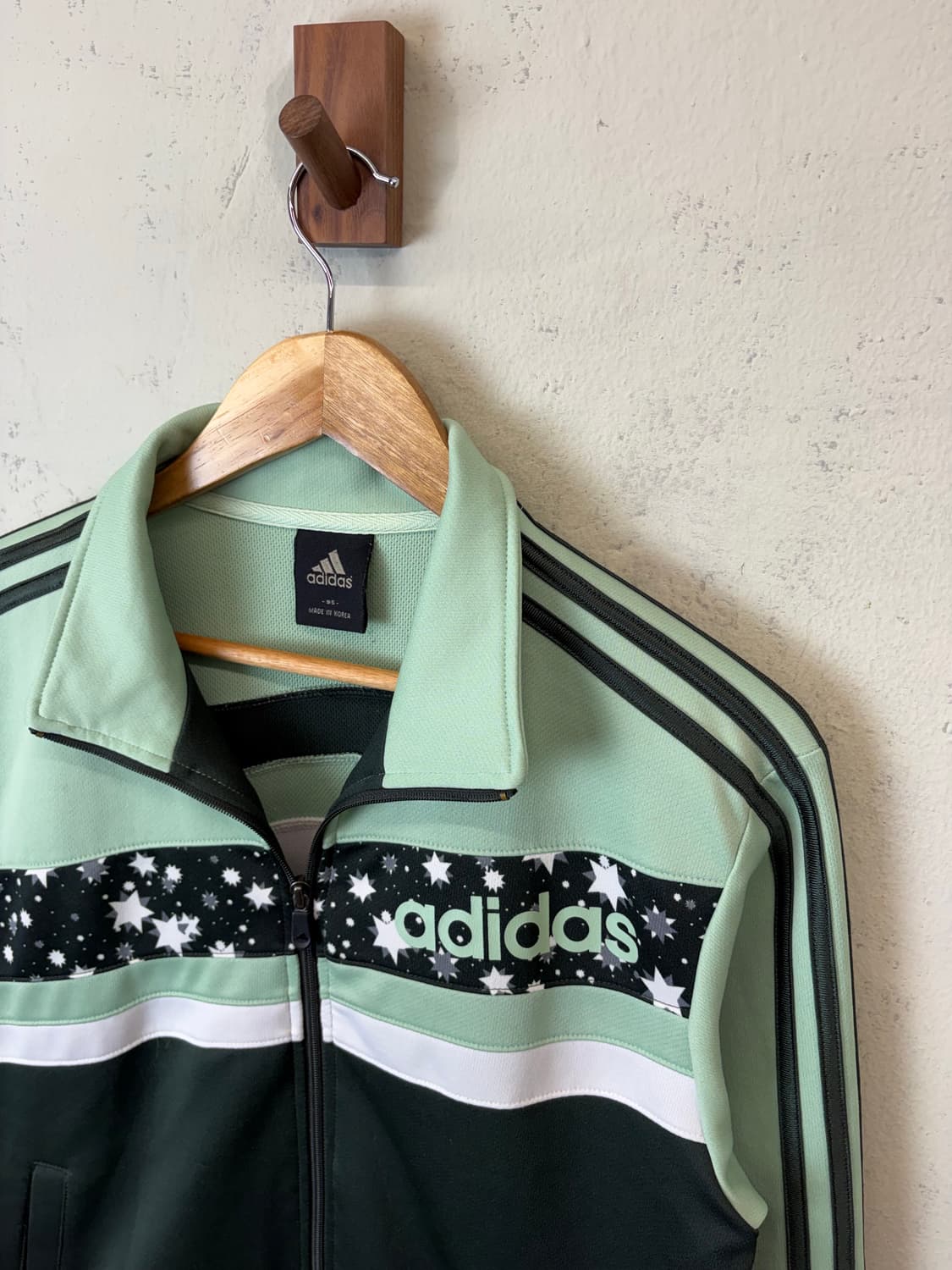 아디다스 빈티지 그린 페어리 스타 트랙탑 져지 상품이미지5