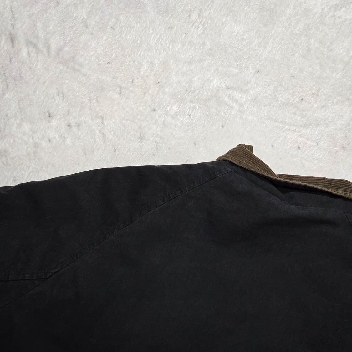 코듀로이 포인트 블랙 누빔 점퍼 상품이미지5