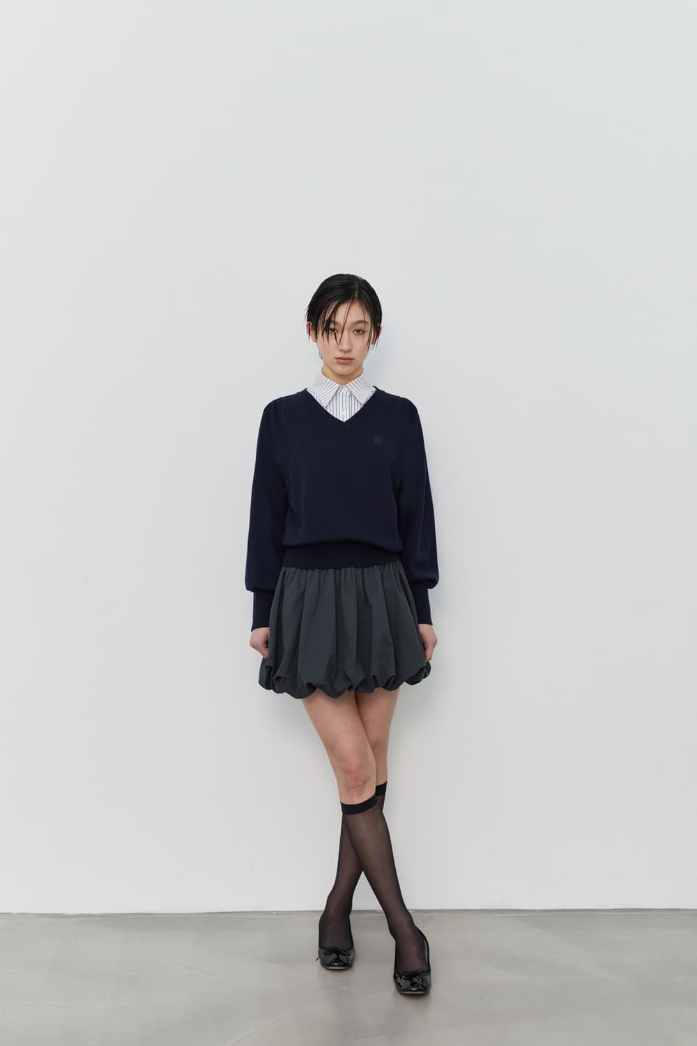 버뮬라 벌룬 미니 스커트 치마 S 상품이미지5