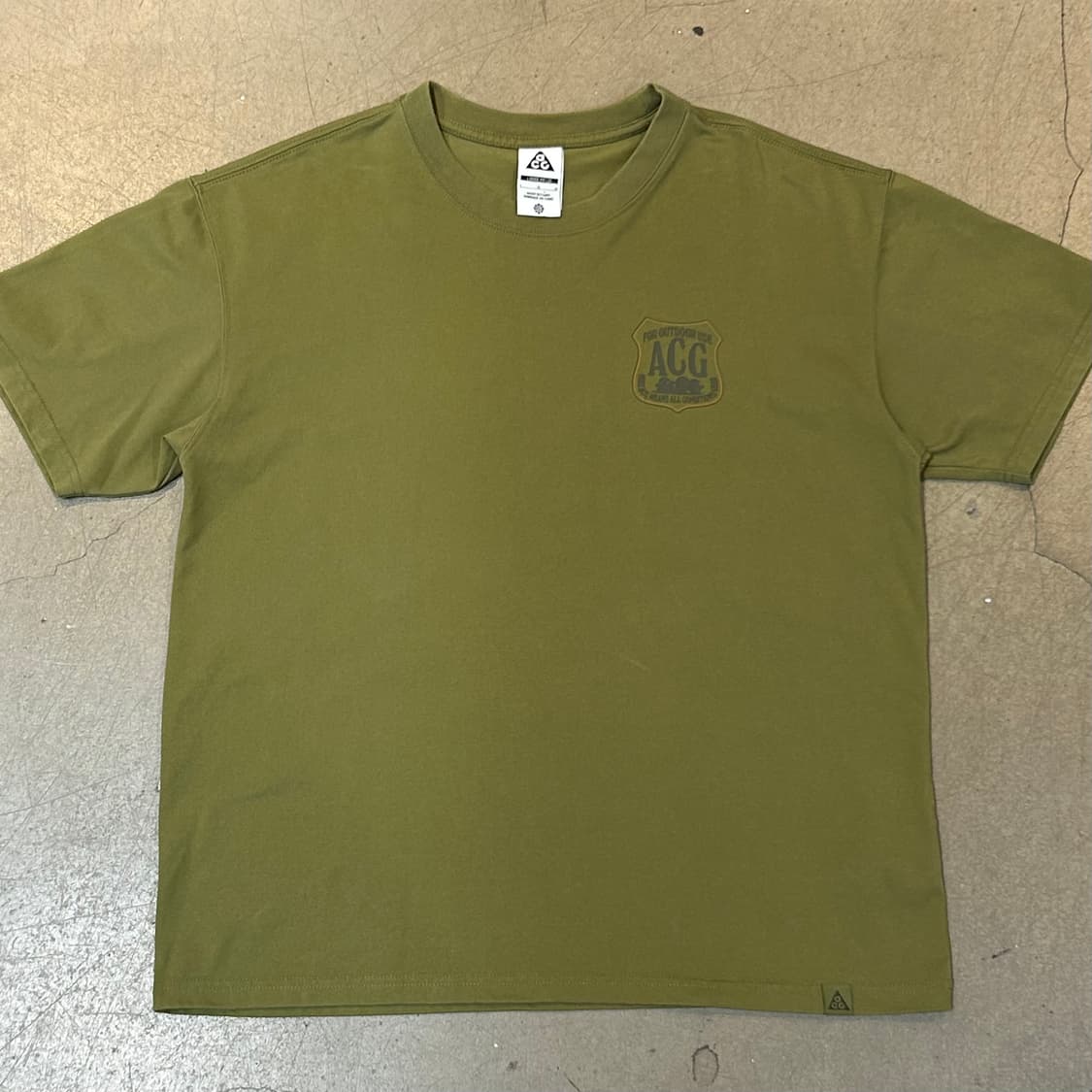 🫶🏻 나이키 ACG 루즈 핏 Green 반팔티 🫶🏻 상품이미지3