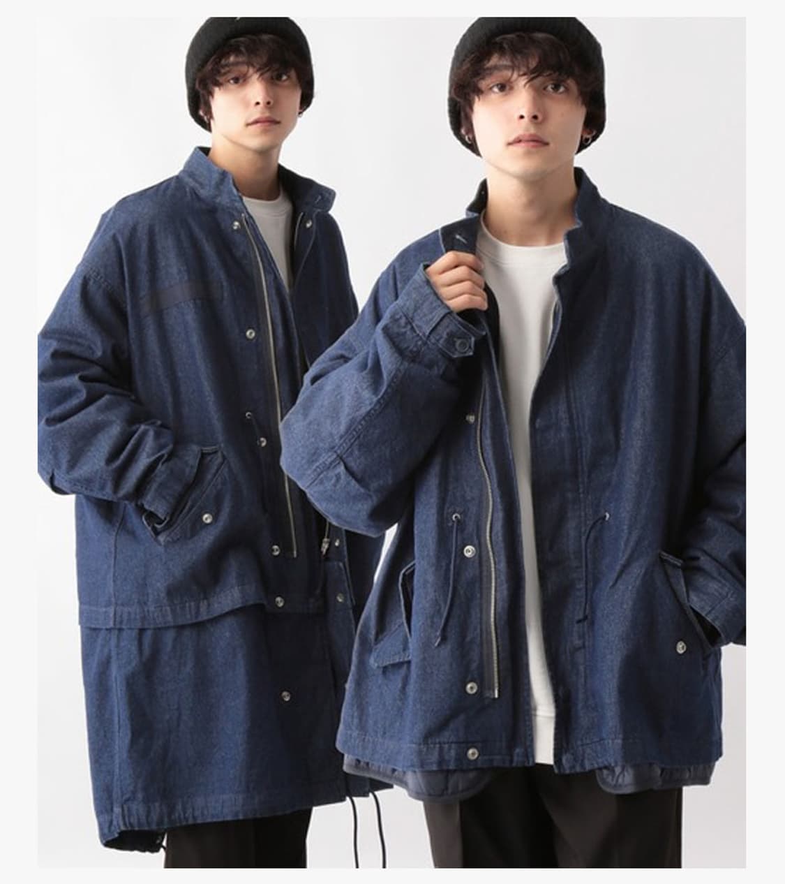 RAGEBLUE - DENIM M65 PARKA (DETACHABLE) 상품이미지2
