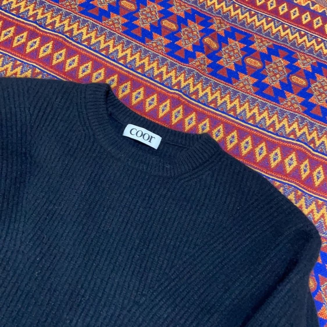 [100] 쿠어 캐시미어 크롭 니트 상품이미지3