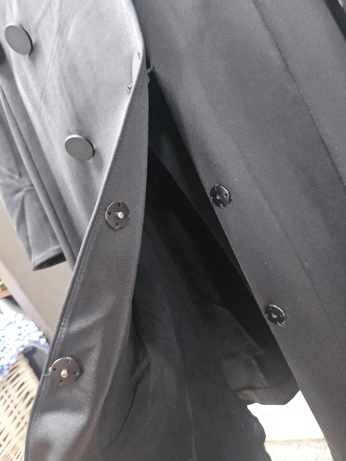 CERRUTI 1881 블랙 더블 코트 자켓  66 상품이미지4