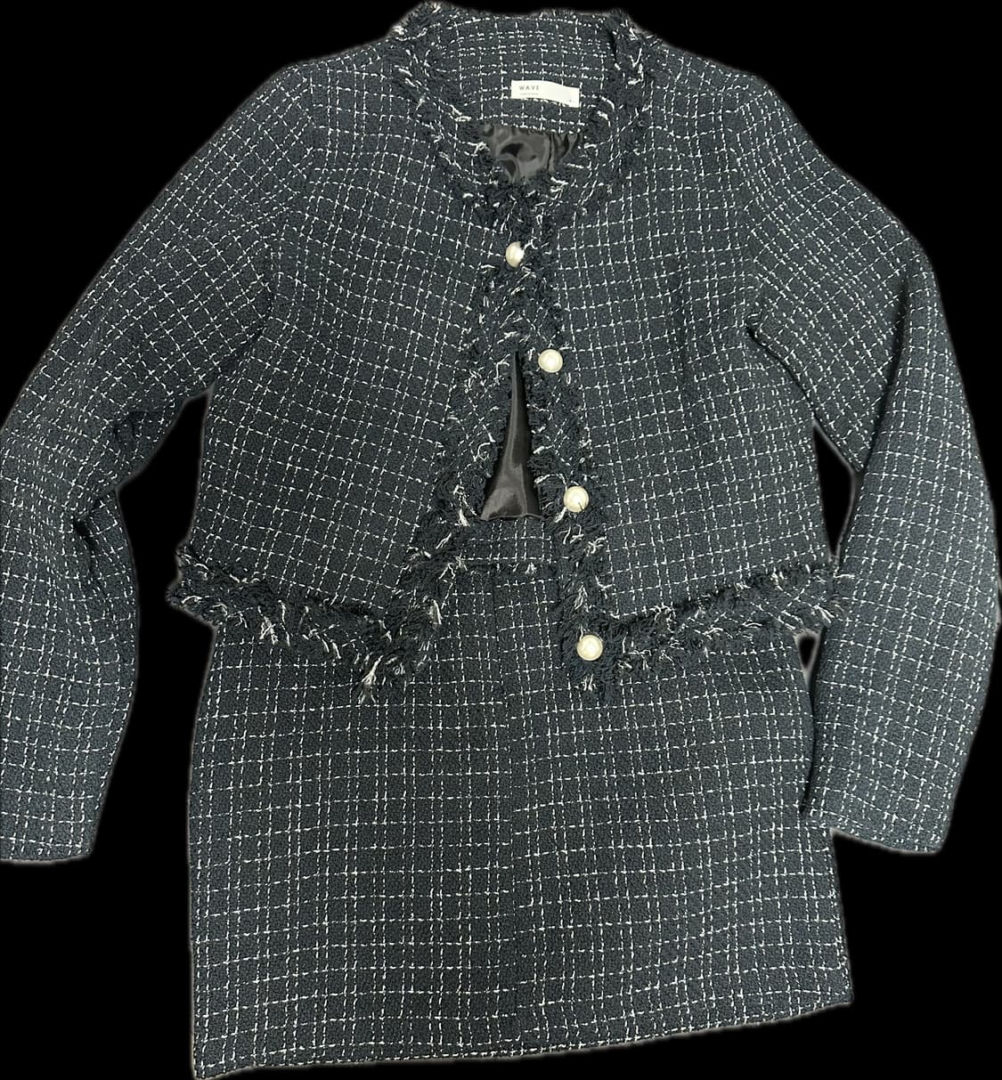 (새상품)트위드 셋업 / 트위드 자켓 / 하객룩 / 트위드 세트 상품이미지2