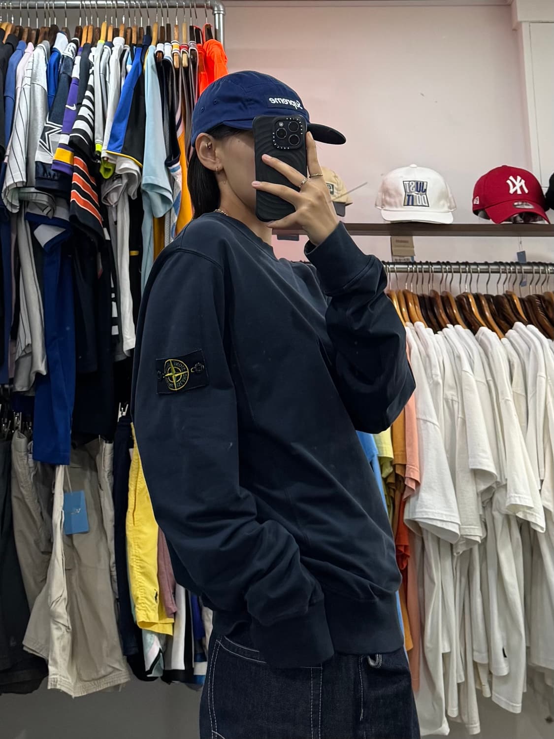 스톤아일랜드 나침반 패치 크루넥 상품이미지6