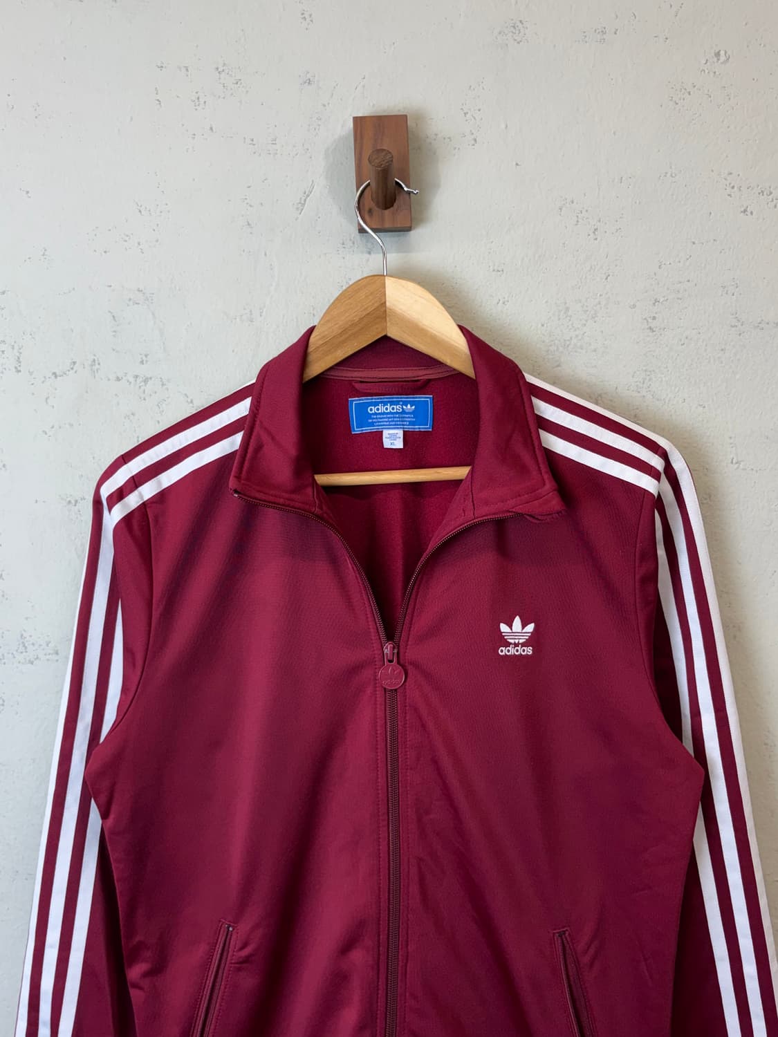 아디다스 파이어버드 버건디 트랙탑 져지 상품이미지5