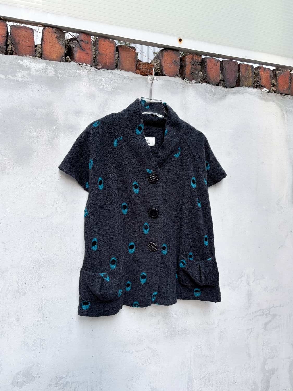 빈티지 레이어드 울 베스트 상품이미지2