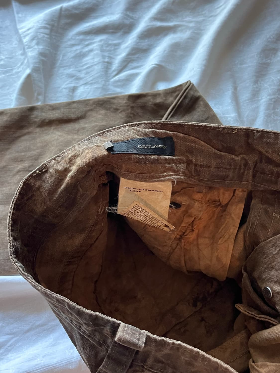 Dsquared2 Mud Coated Wash Denim Jeans 상품이미지9