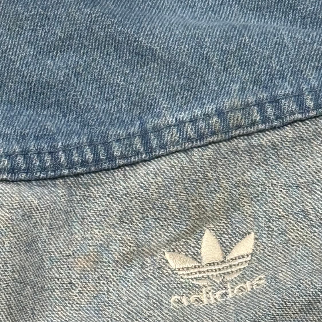 아디다스 한정판 패치워크 데님 트랙탑 청자켓  상품이미지9