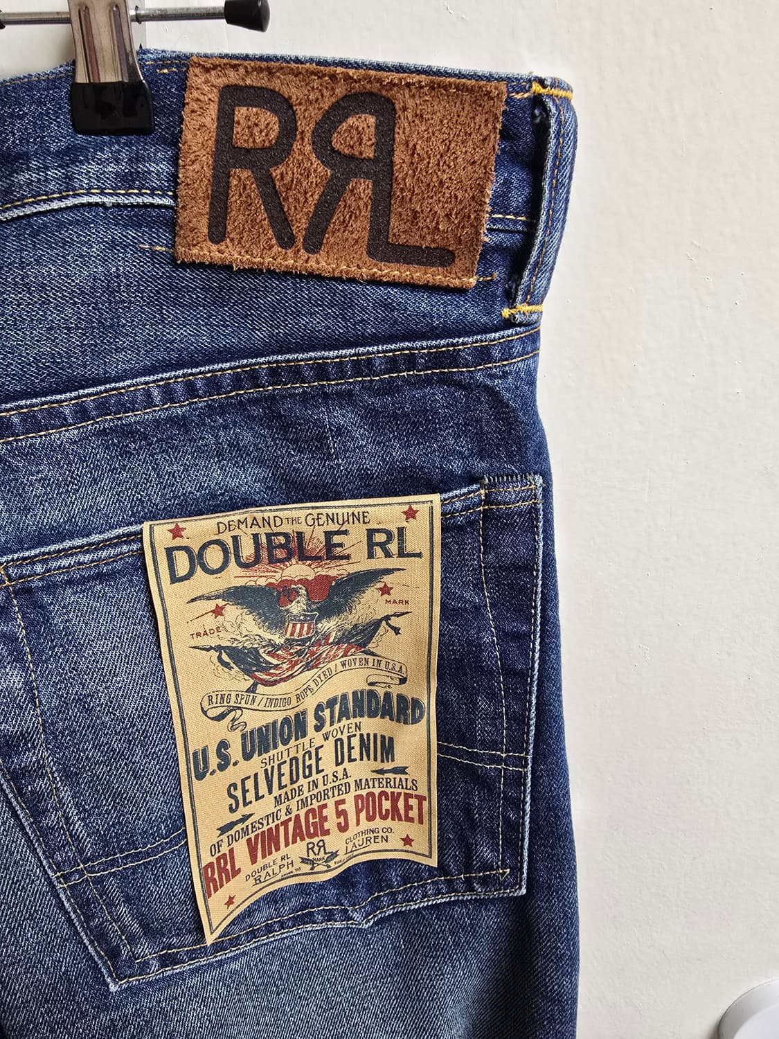 거의 새상품 33x30 RRL 빈파포 그랜드폴스  상품이미지3