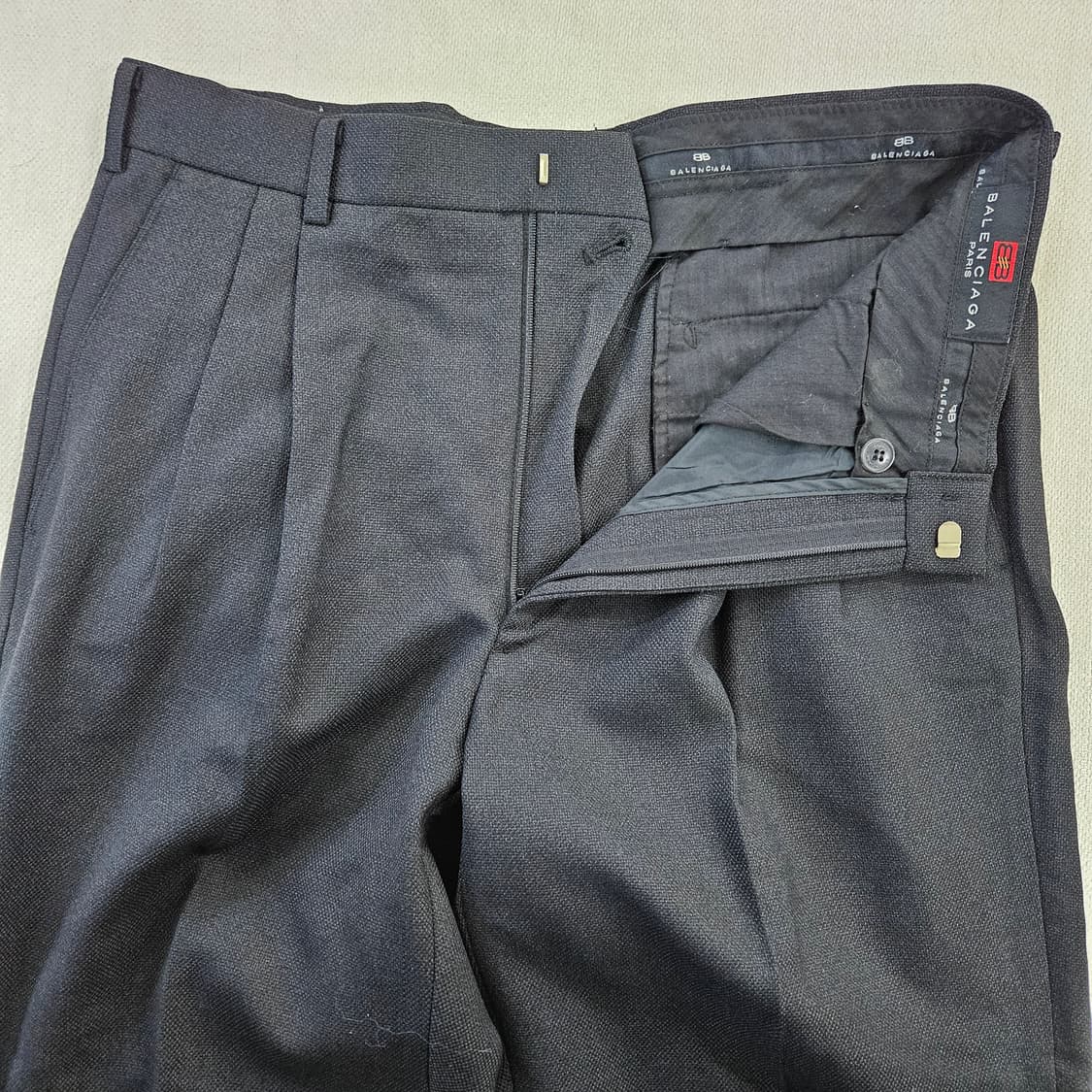 [76] 발렌시아가 투턱 울 슬랙스 0121Y2 상품이미지2
