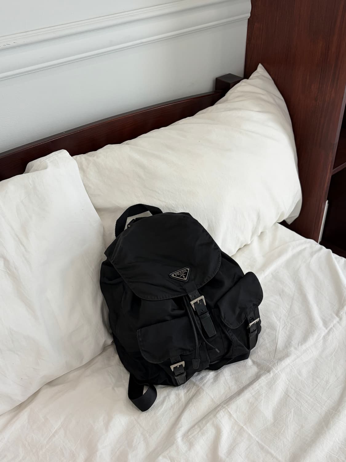 [PRADA] 테수토 나일론 백팩 블랙 상품이미지1