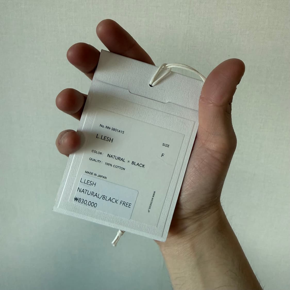 나이스네스 niceness L.LESH 토트백 어드레서 별주 상품이미지6