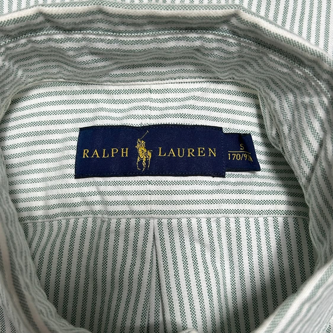 S 폴로랄프로렌 그린 스트라이프 셔츠 상품이미지4