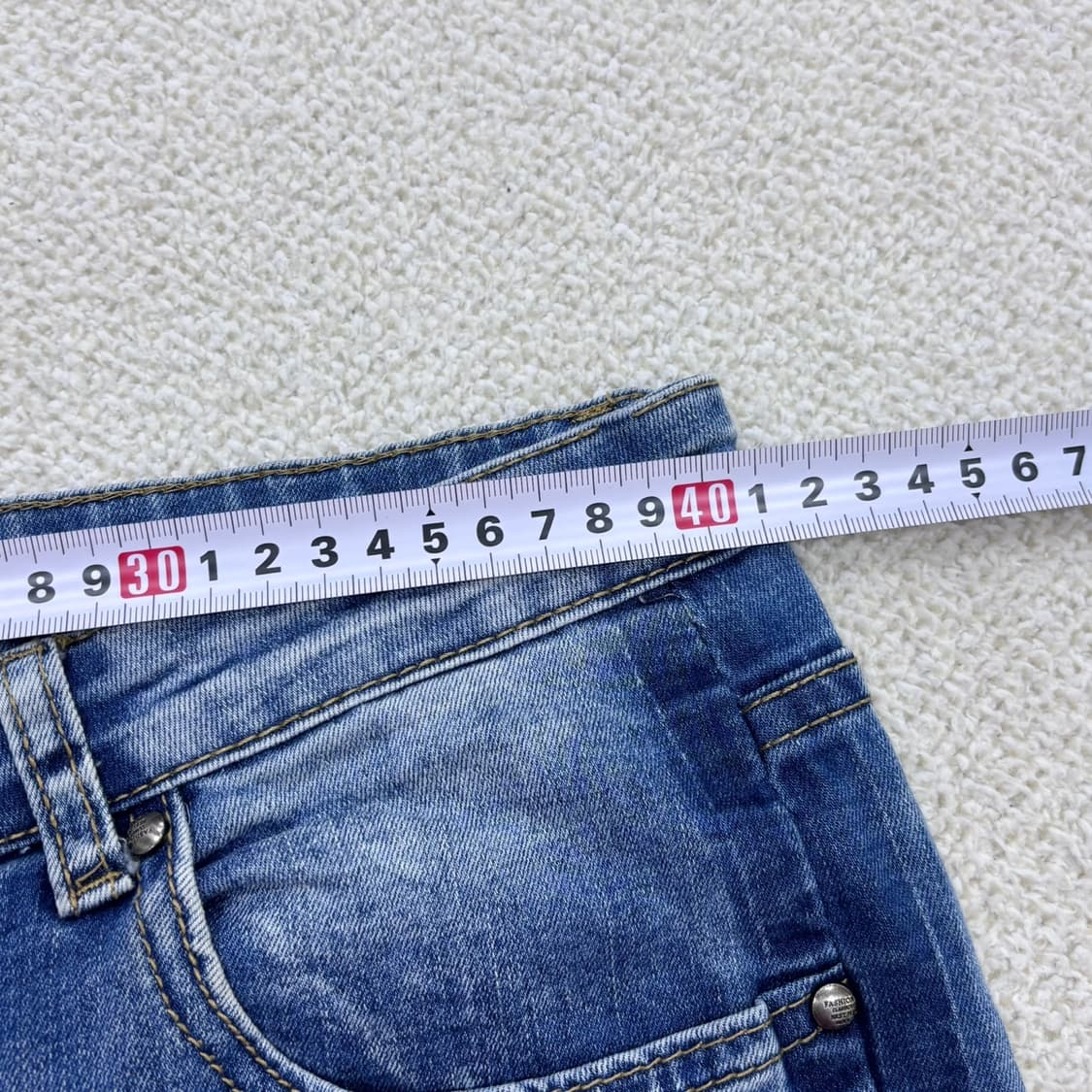 실측확인 고급 빈티지 데님 팬츠 0325E 상품이미지4