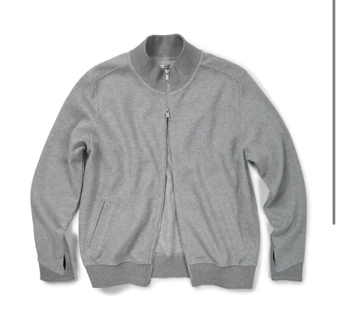 ETCE pannel knit zip up (gray) 상품이미지1
