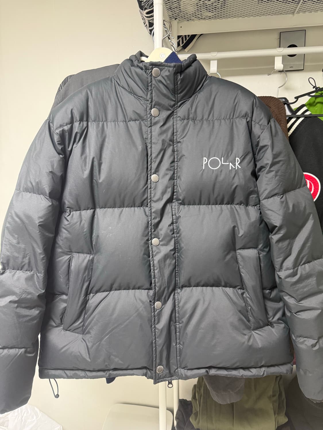 폴라스케이트 구스다운 블랙 패딩 상품이미지1