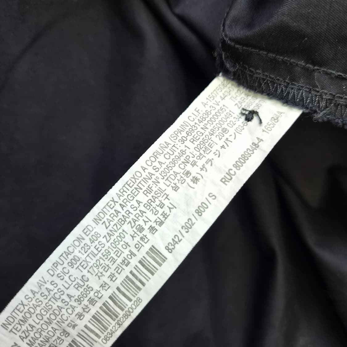 S) ZARA 자라 벌룬소매 블랙 롱 플레어 원피스 상품이미지7