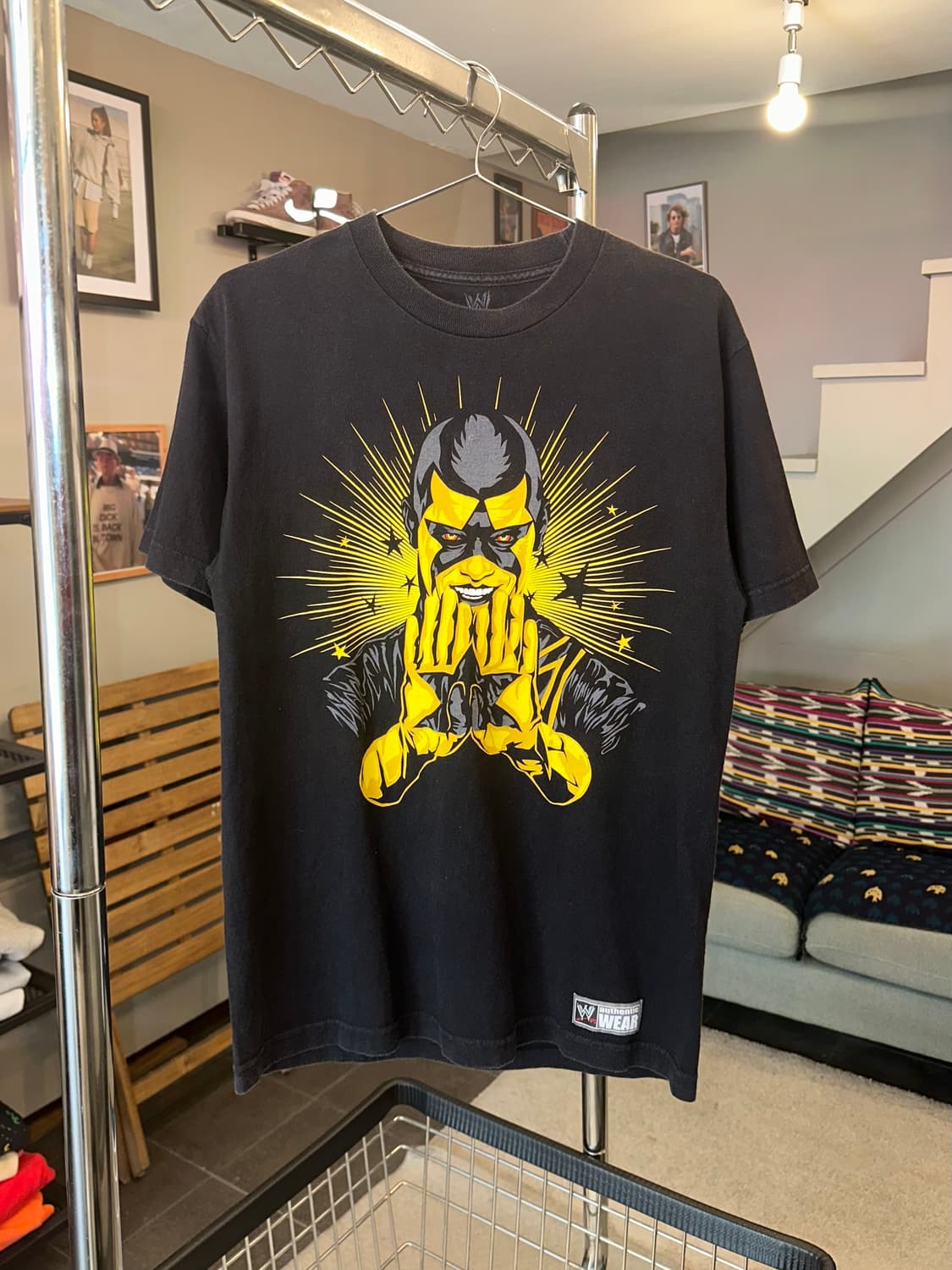 WWE Stardust Face the strange print T 상품이미지3