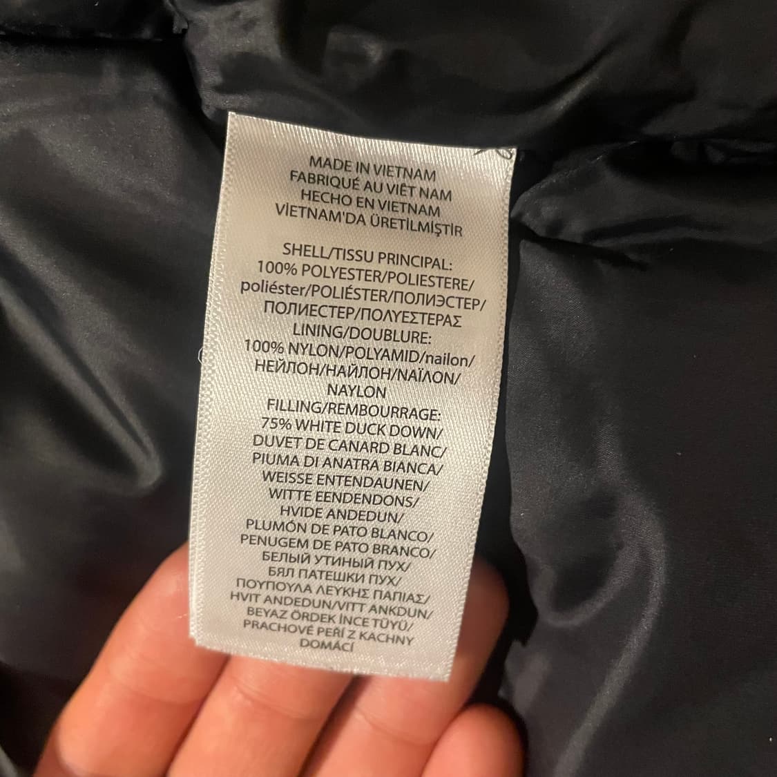 폴로 스몰포니 네이비 다운 패딩 상품이미지3