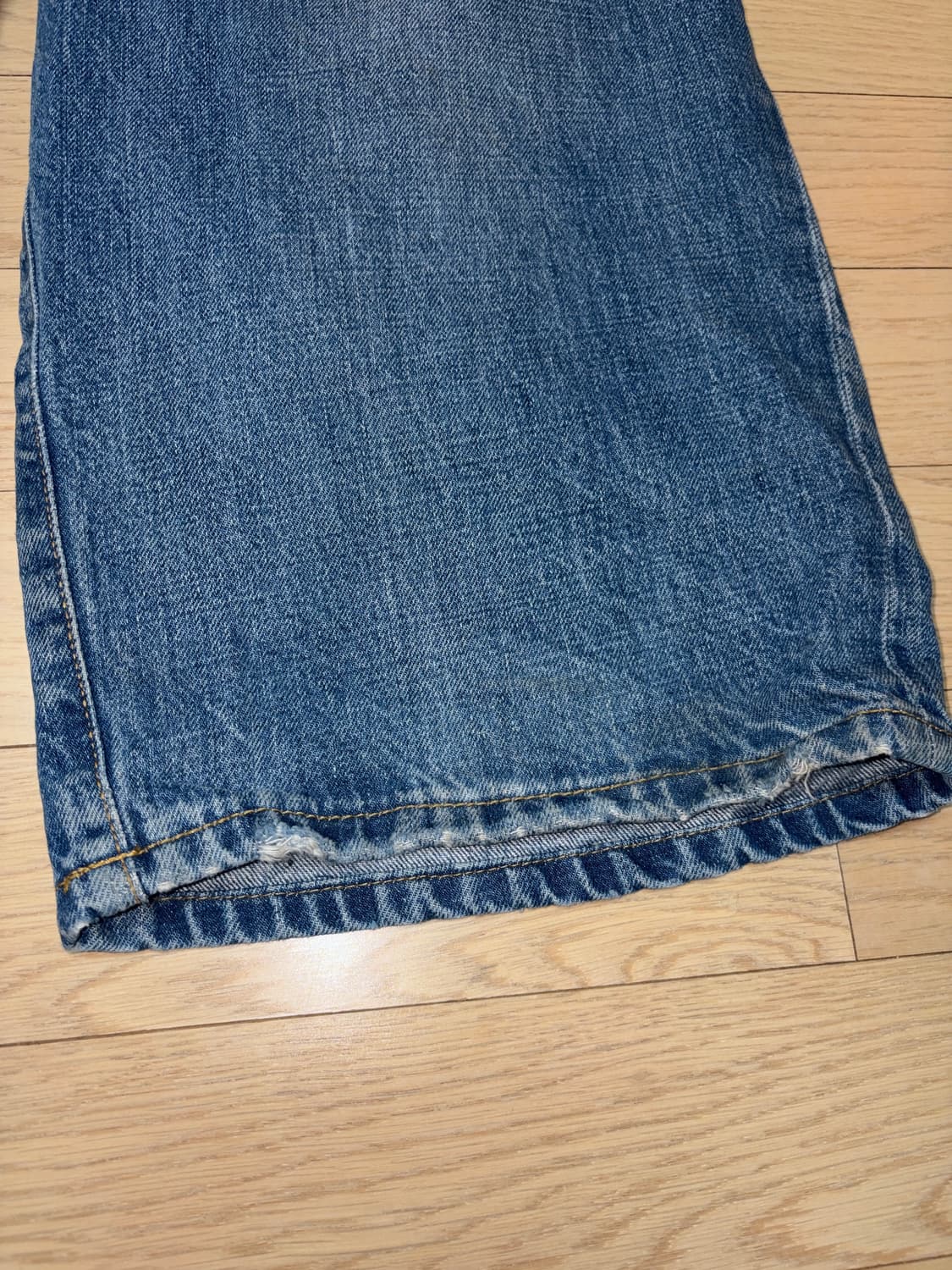 (변우석 바지) R13 글렌 아티큘레이티드 니 데님 팬츠 상품이미지8