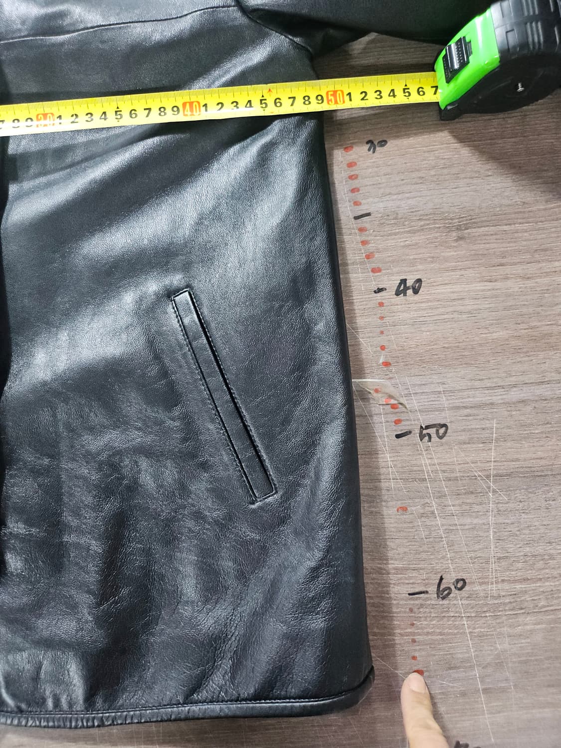 디노갈루치 여성 블랙 양 가죽 리버시블 양면 자켓 상품이미지9