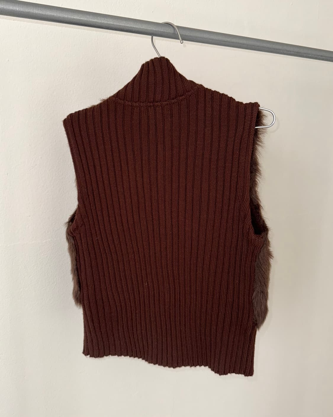 빈티지 페이크퍼 베스트 상품이미지5