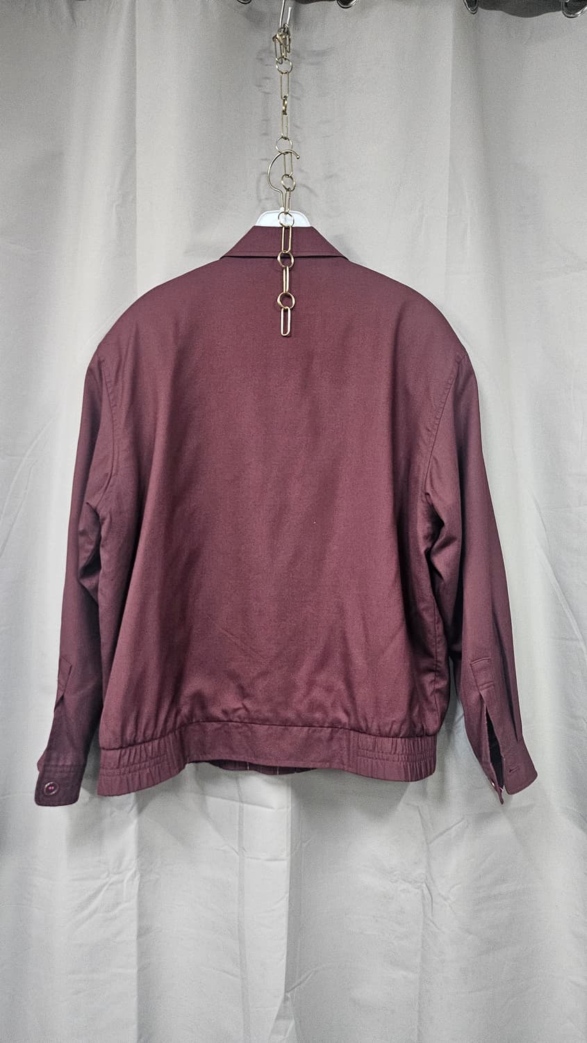 입생로랑 버건디 봄버 자켓 95 상품이미지9