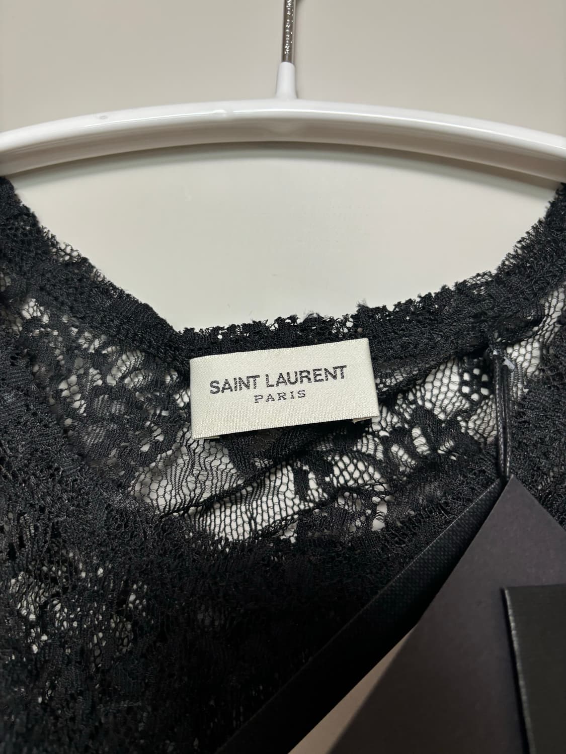 생로랑 레이스 시스루 상의 상품이미지2