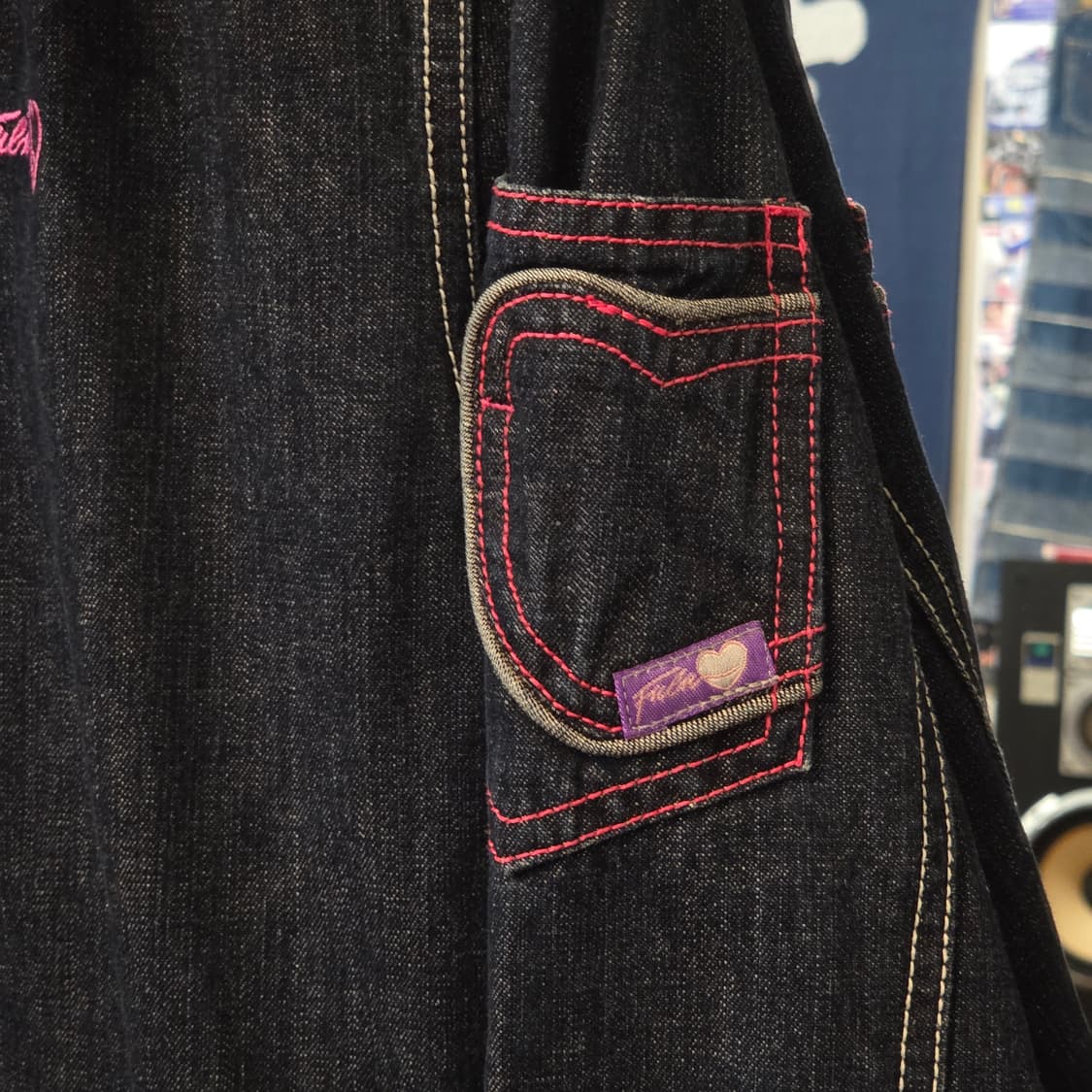 FUBU 걸즈 핑크 포인트 데님 후드집업 상품이미지3