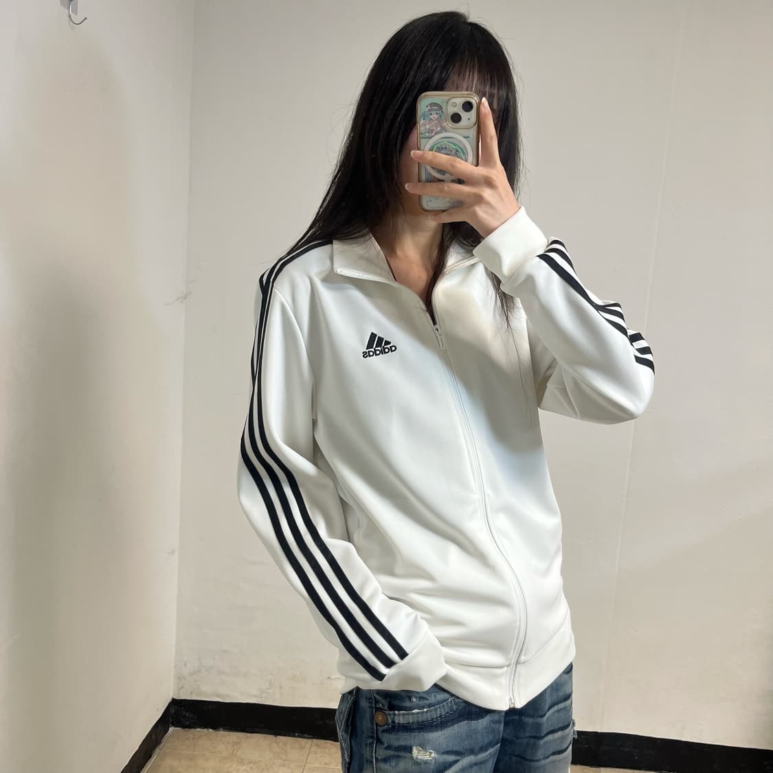Adidas White Track Jacket 상품이미지2