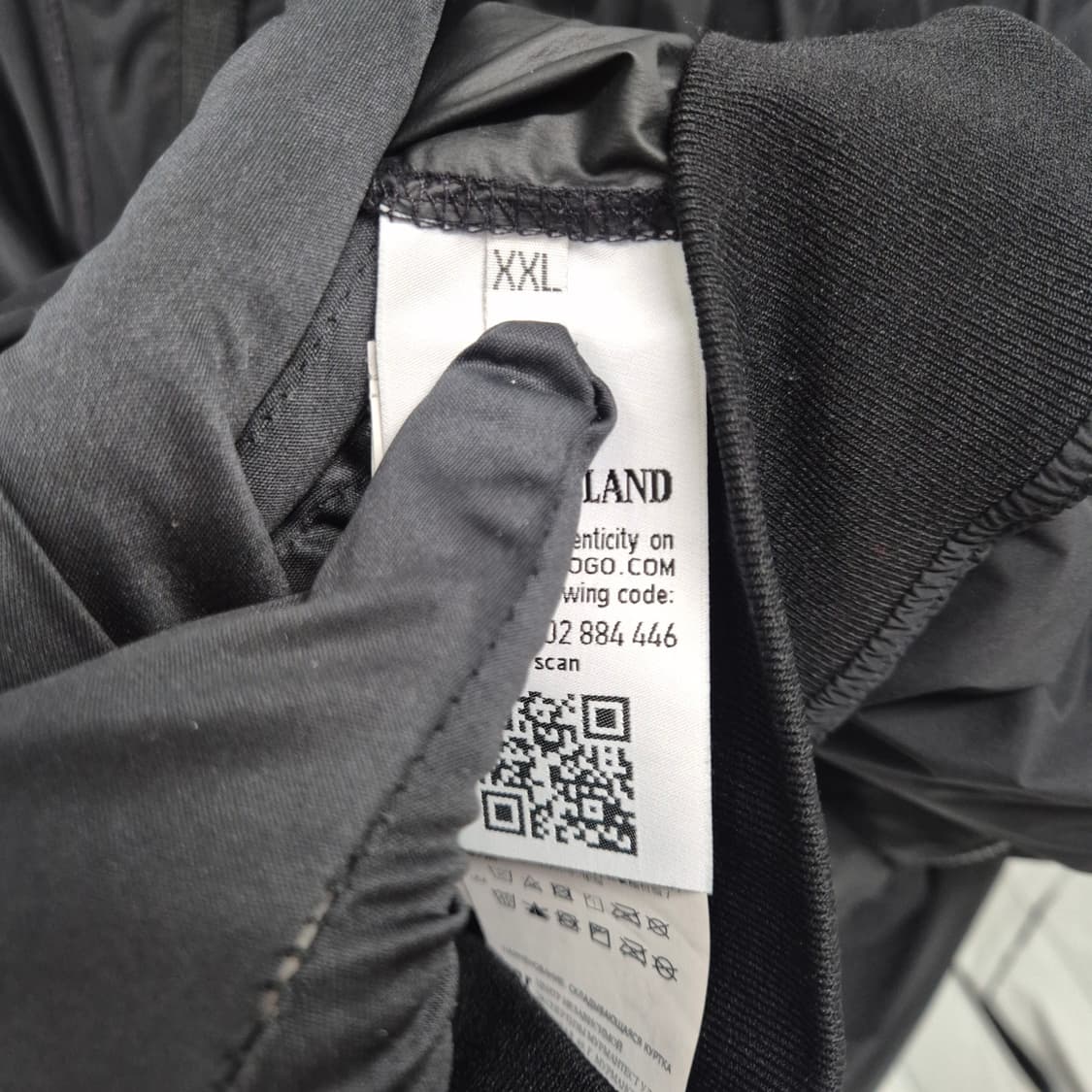 [XXL사이즈] 스톤아일랜드 봄버 스킨터치 집업 자켓 블랙 상품이미지7