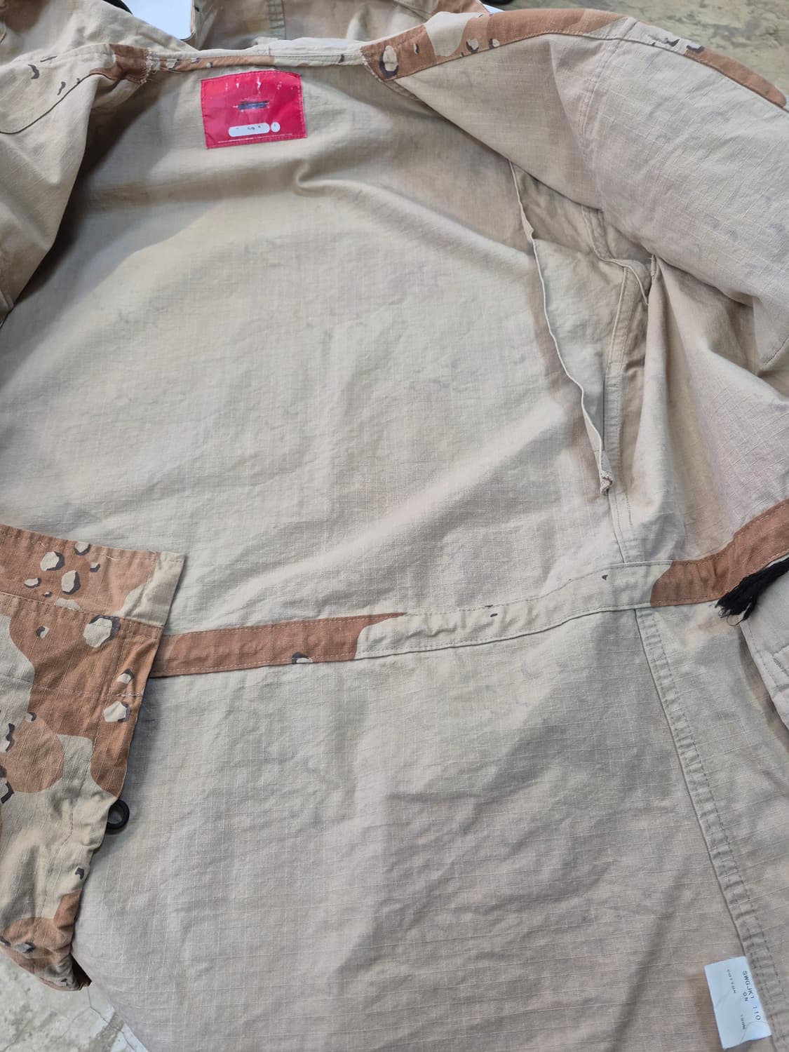 XL)사막 패턴 남성 후드야상자켓 상품이미지8