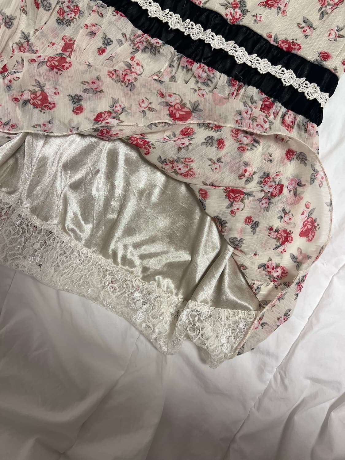 엑시즈팜 꽃 나시 원피스 엔틱 빈티지 상품이미지4