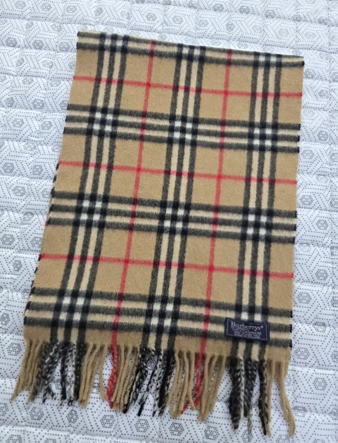 버버리 클래식 체크 캐시미어 머플러 상품이미지6