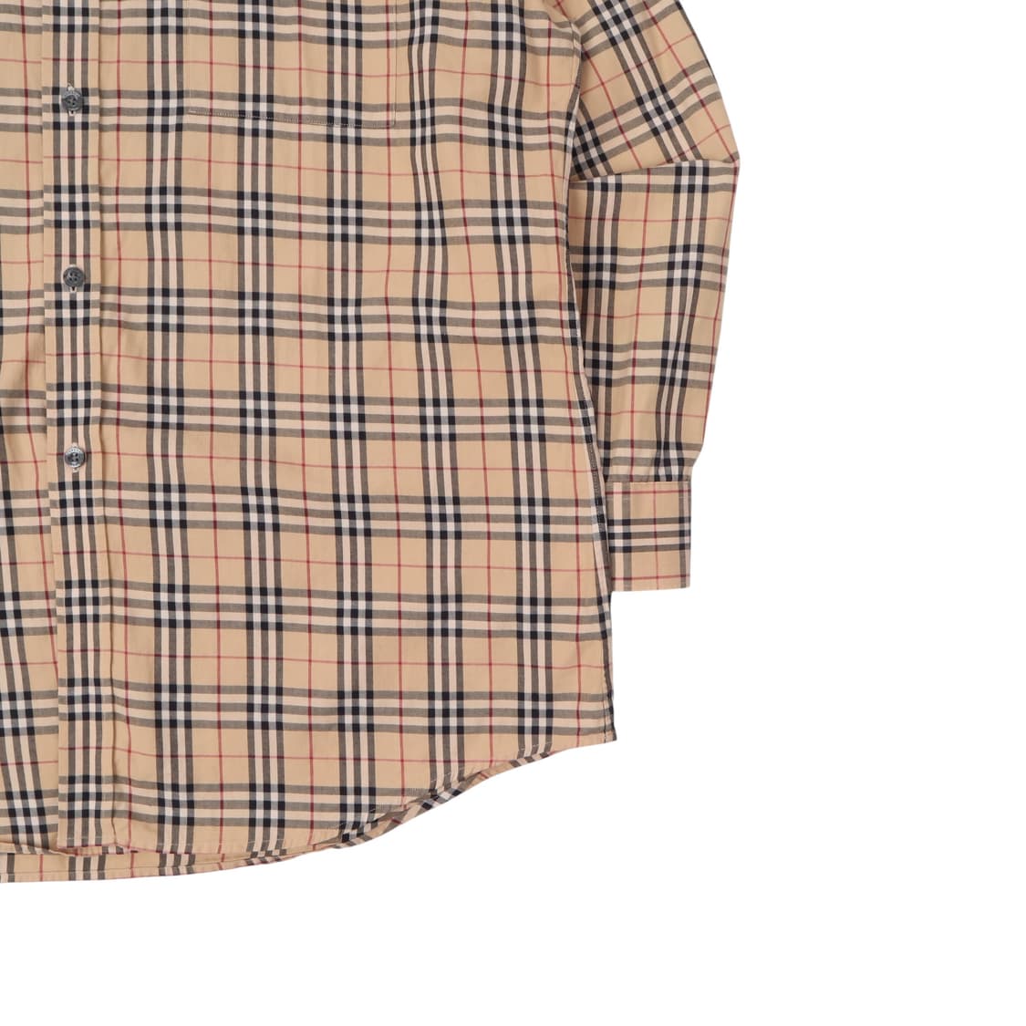 버버리 베이지 노바체크 셔츠 상품이미지4