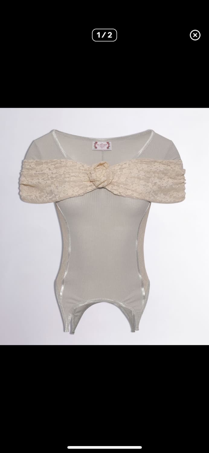 스컬프터 corset u neck tee 상품이미지2