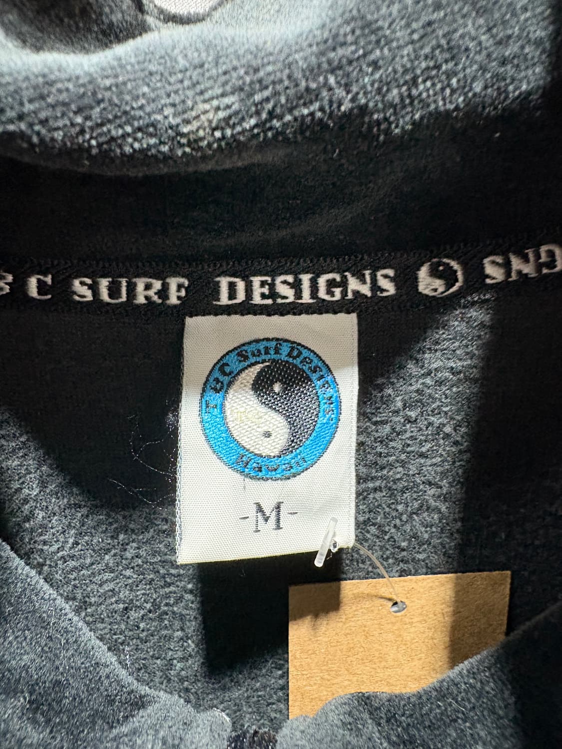 M 서프 디자인 벨벳 블랙 트랙탑 상품이미지5