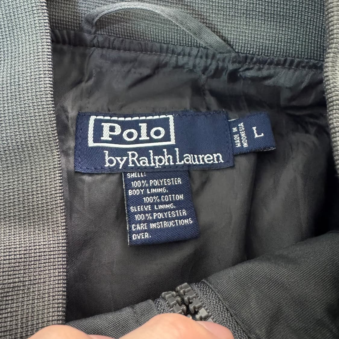 폴로 랄프로렌 워싱그레이 블루종 자켓 상품이미지3