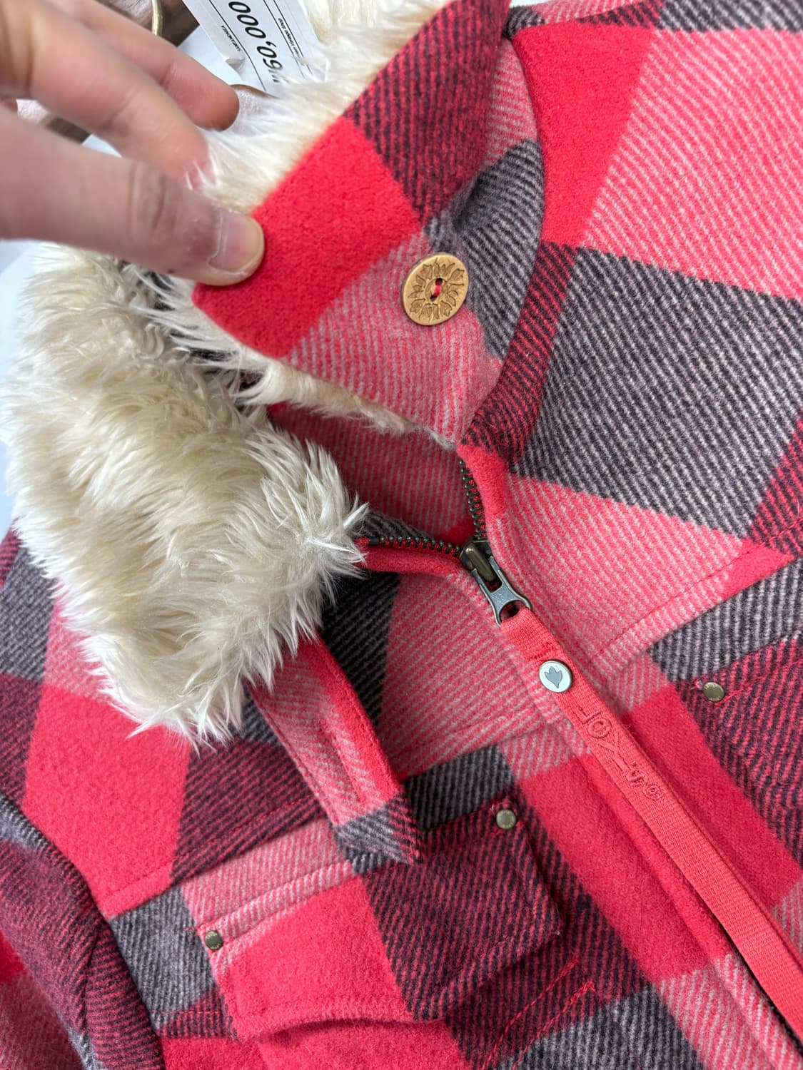 리바이스 레드 버팔로 체크 쉐르파 자켓 A2807 상품이미지3