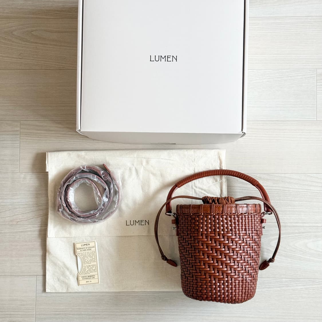 (새상품) 아뜰리에 드 루멘 가방 트위그 바스켓 토트백 상품이미지2